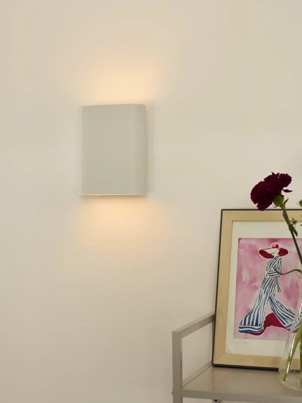 Lucide OVALIS - Wall light - 2xE14 - White - atmosphere 1